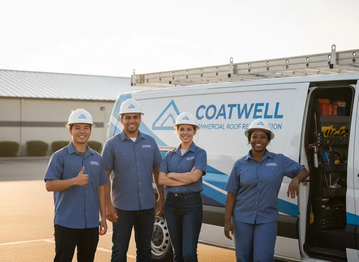 Commercial roof coating company in Silverdale, PA